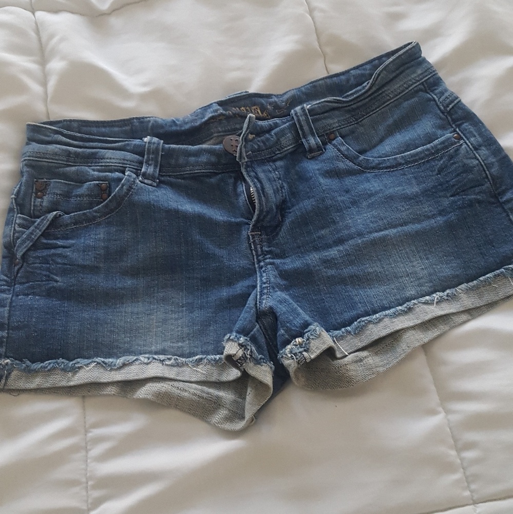 Denim shorts